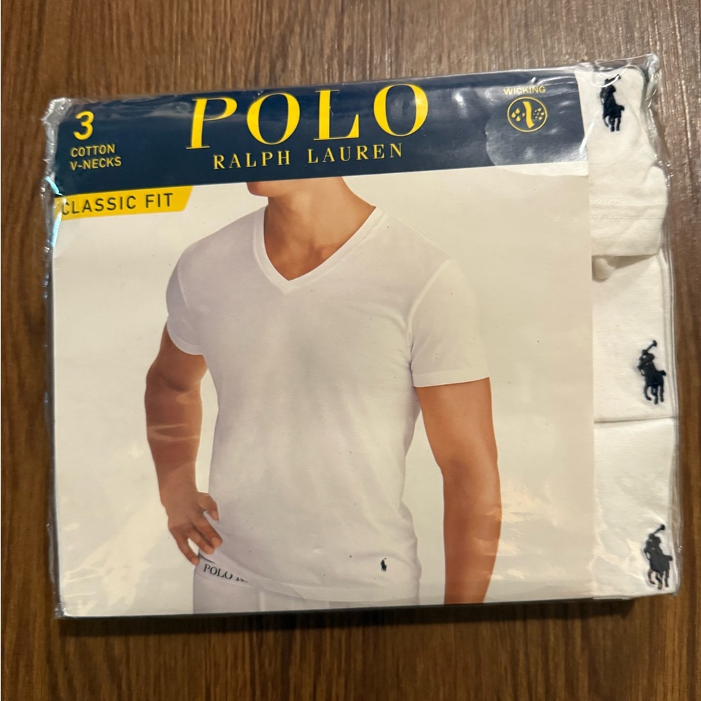 Ralph Lauren White Short Sleeve Tee Classic Crew Neck